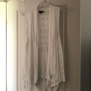 BoHo chic style layering piece in cream